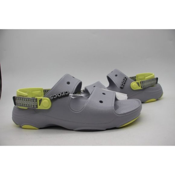 NWOB Crocs Classic All-Terrain Sandal Men's Size 13 207711-1FH Gray Adjustable - Picture 1 of 9